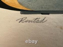 Vtg William P. Tyner Pintail Duck Orig. Signed Watercolor Painting