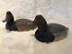 Ward Brothers Redhead Pair Of Decoys 1970 Signed By Lem & Steve