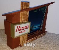 Working Vintage Hamm's Beer Starry Skies motion light lighted sign for Man Cave